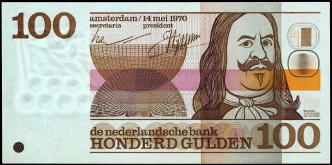netherlands-100-gulden-banknote-1970